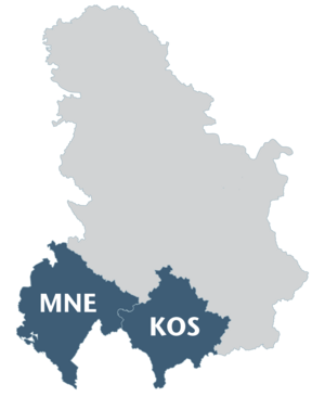 ACO Srbija I Crna Gora - Regioni KOS I MNE