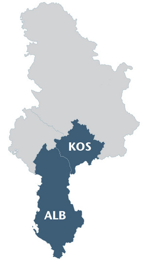 ACO Srbija i Crna Gora - Regioni ALB i KOS
