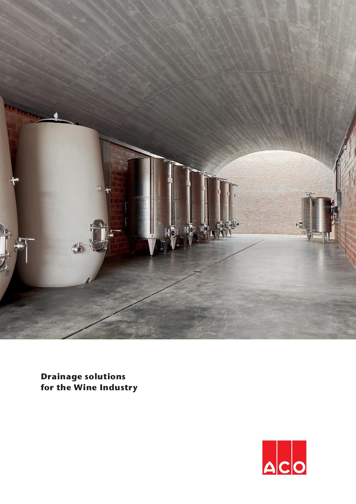 ACO rešenja za odvodnjavanje u industriji vina