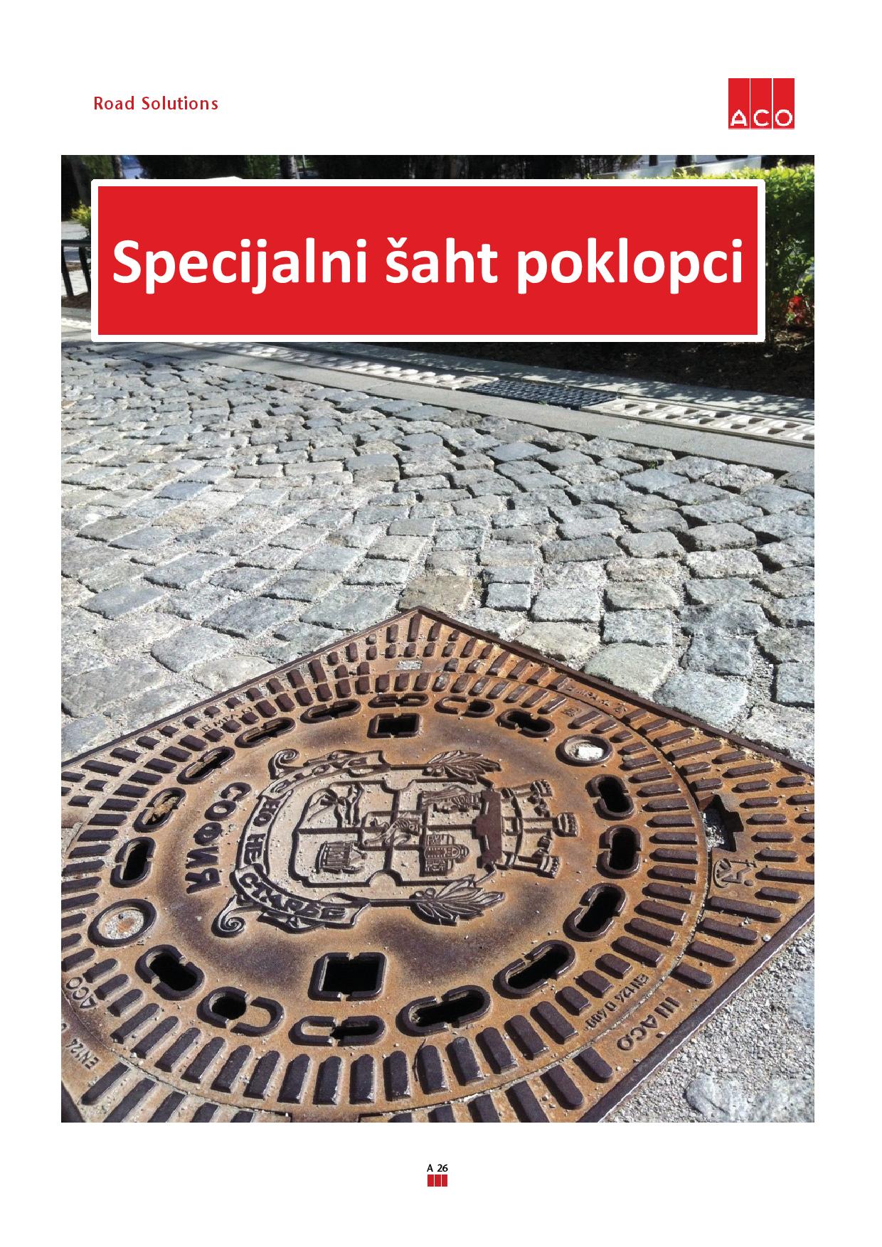 ACO specijalni šaht poklopci od livenog gvožđa