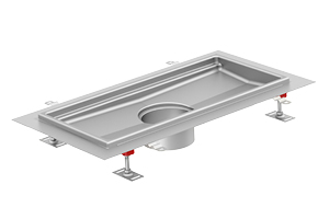 ACO Inox Box kanali za kuhinje - produženi rub