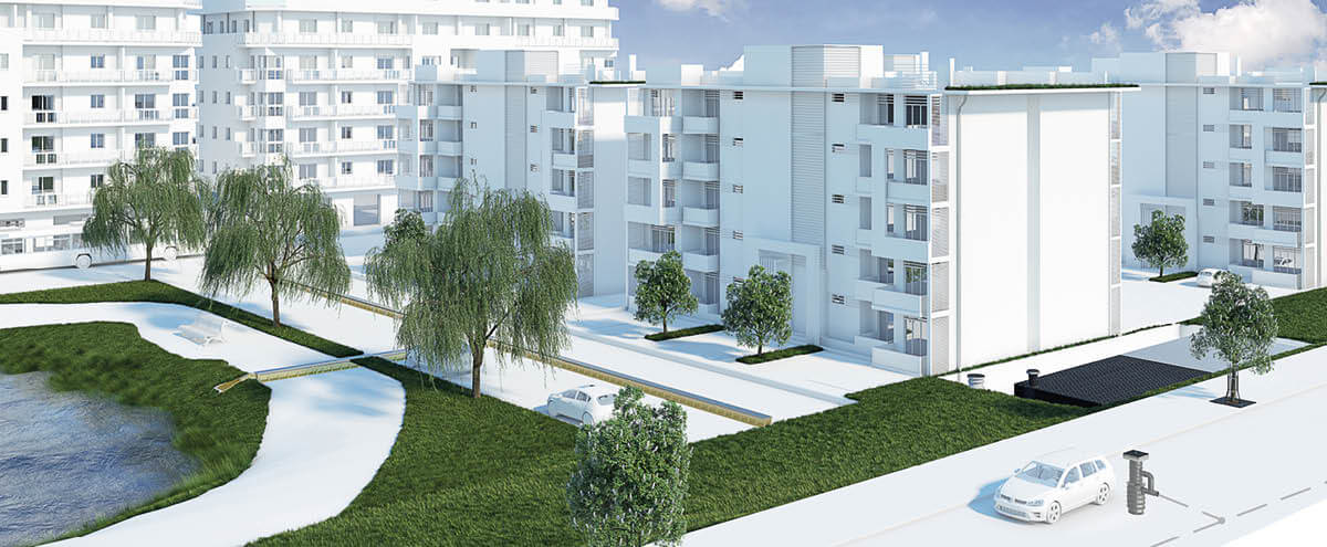 ACO rešenja - Stambeni objekti - pešačke zone